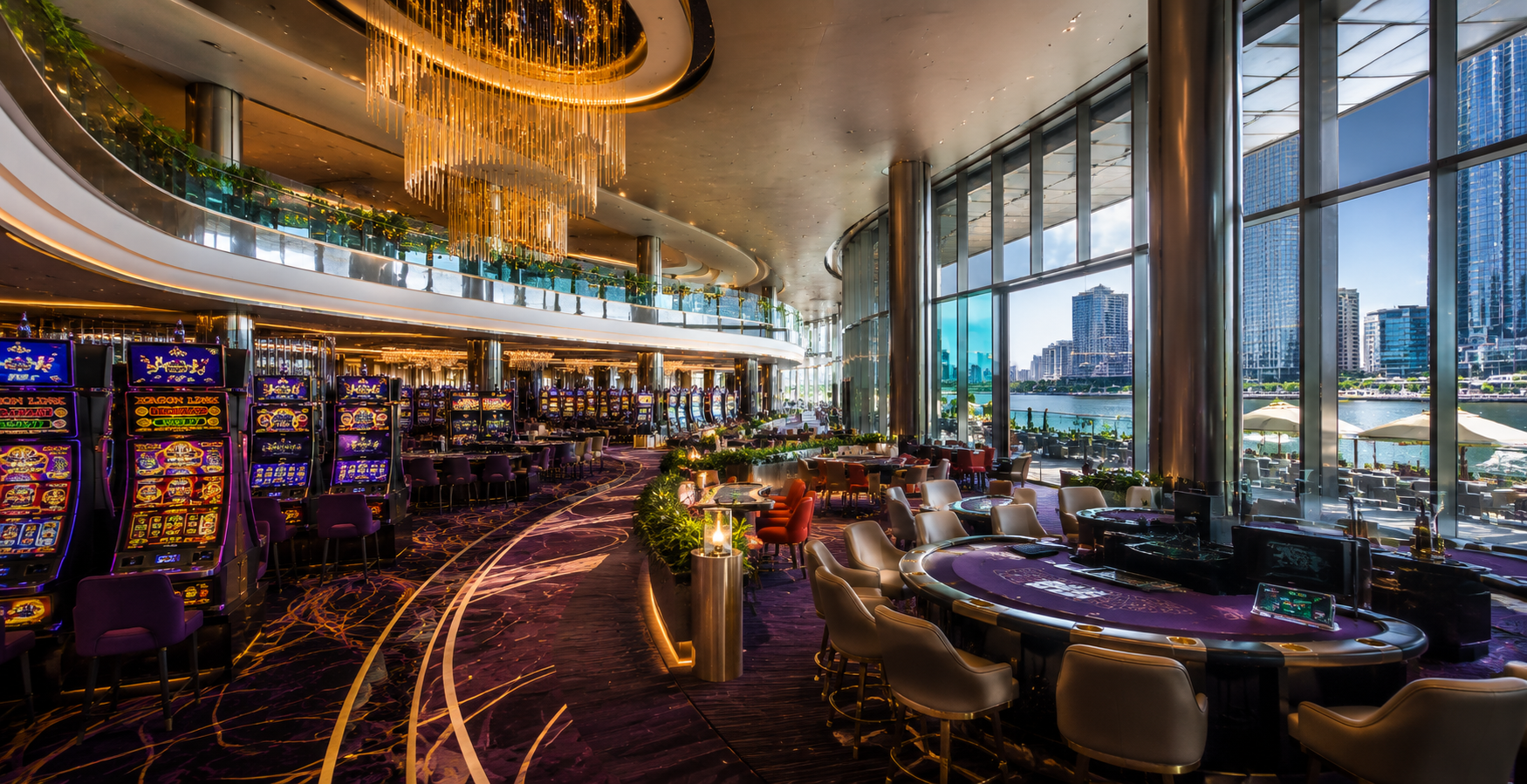 Casino gaming floor at The Star Brisbane